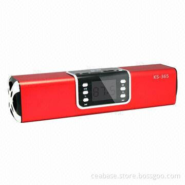 Mini Speaker with LED Display and FM Radio Function, Supports TF Card Maximum 16GB